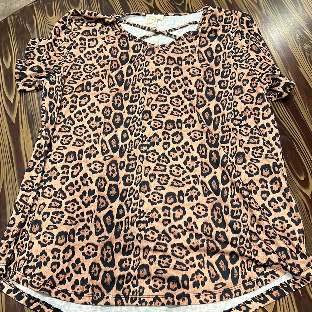 Grace & Emma leopard top
